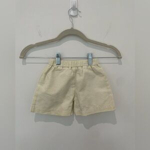 💛 The Beaufort Bonnet Company Boys Seersucker Shorts — Size 18–24 Months 🤍